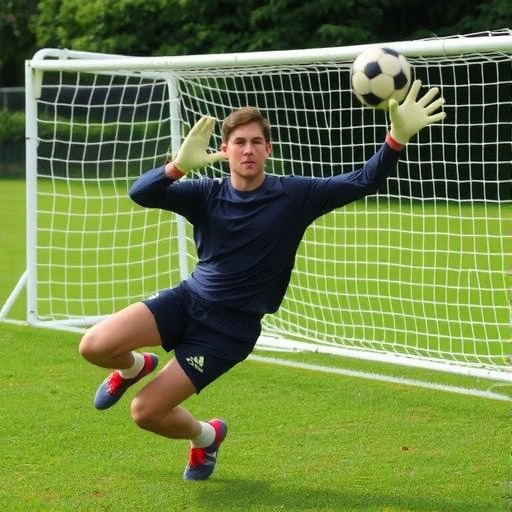 门将扑救关键表现:揭秘守门神的制胜核心技巧-图2 门将扑救关键表现:揭秘守门神的制胜核心技巧-图2