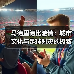马德里德比激情:城市文化与足球对决的极致碰撞-图3 马德里德比激情:城市文化与足球对决的极致碰撞-图3