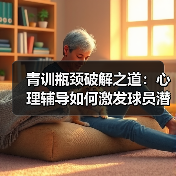 青训瓶颈破解之道:心理辅导如何激发球员潜能?-图4 青训瓶颈破解之道:心理辅导如何激发球员潜能?-图4