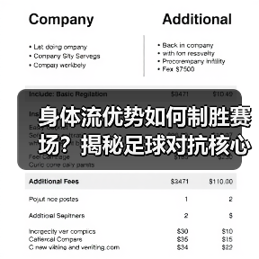 身体流优势如何制胜赛场?揭秘足球对抗核心秘密-图2 身体流优势如何制胜赛场?揭秘足球对抗核心秘密-图2