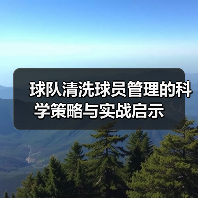 球队清洗球员管理的科学策略与实战启示-图2 球队清洗球员管理的科学策略与实战启示-图2