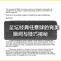 足坛经典任意球的完美瞬间与技巧揭秘-图2 足坛经典任意球的完美瞬间与技巧揭秘-图2